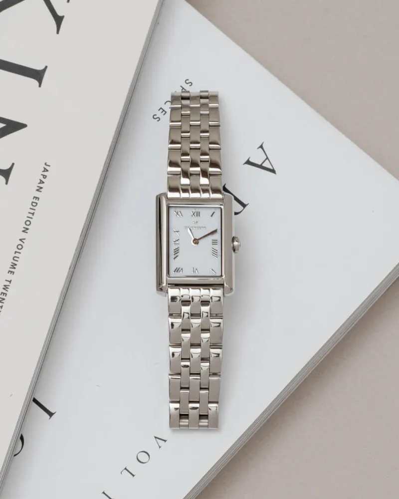 Mockberg Timeless Grand Silver MO312>Klockor Hot