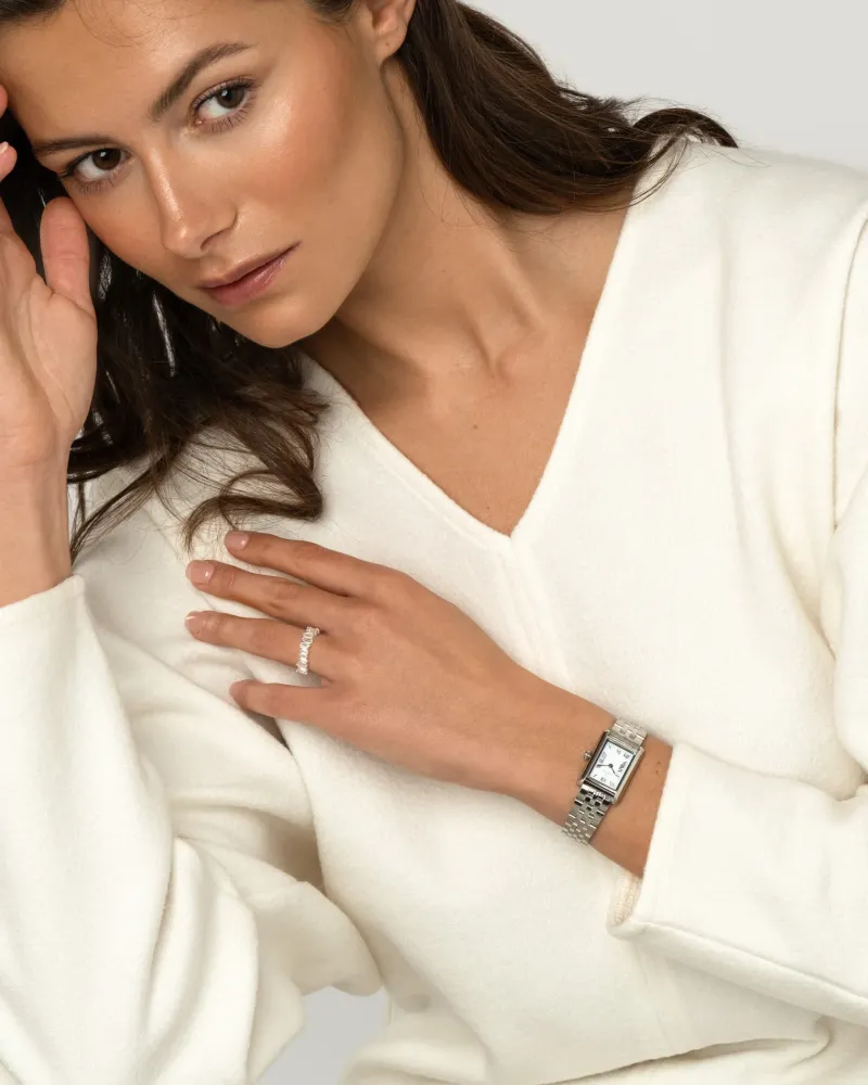 Mockberg Timeless Silver MO875>Klockor