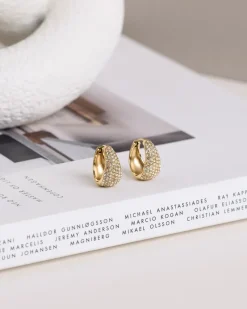 Treasure Örhängen Medium Guld><noscript><img width=