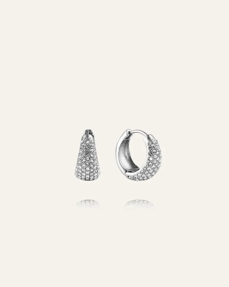 Treasure Örhängen Medium Silver>Mockberg New