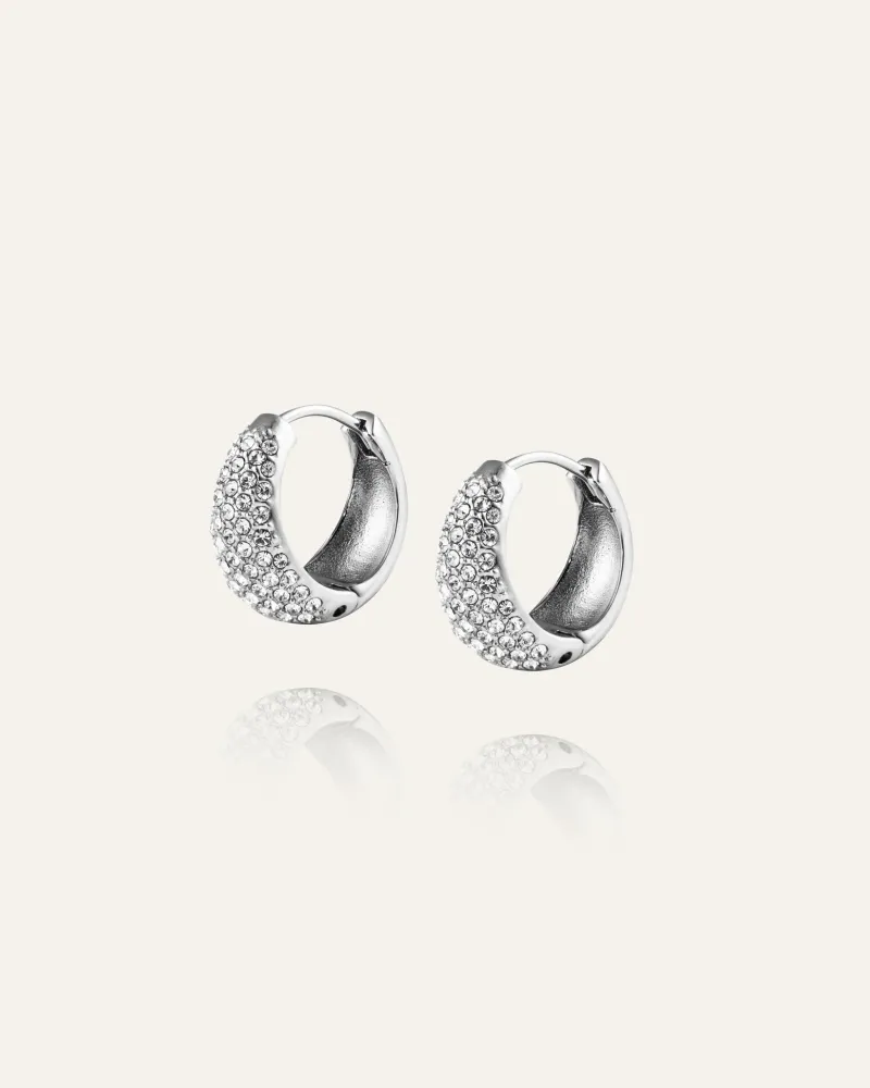 Treasure Örhängen Medium Silver>Mockberg New
