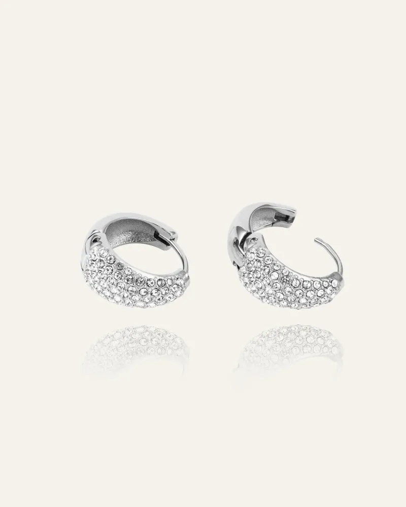 Treasure Örhängen Medium Silver>Mockberg New
