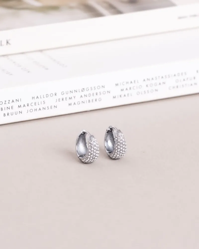 Treasure Örhängen Medium Silver>Mockberg New