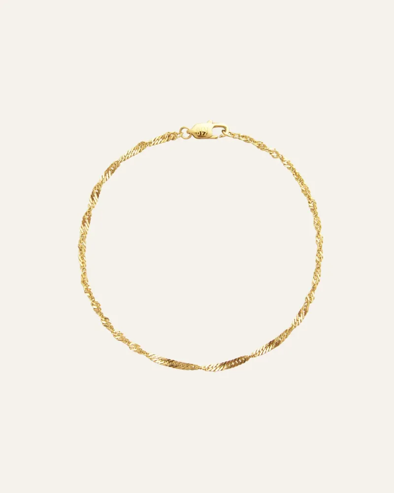 Mockberg Twirl Guld>Armband