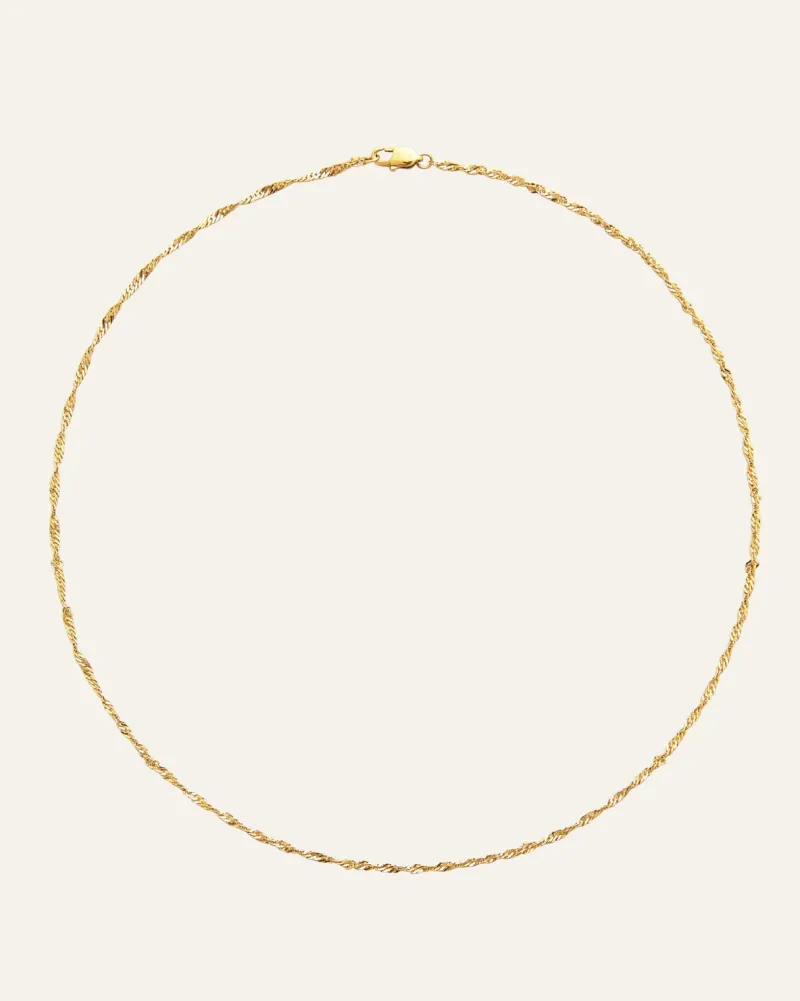 Mockberg Twirl Guld>Halsband Outlet