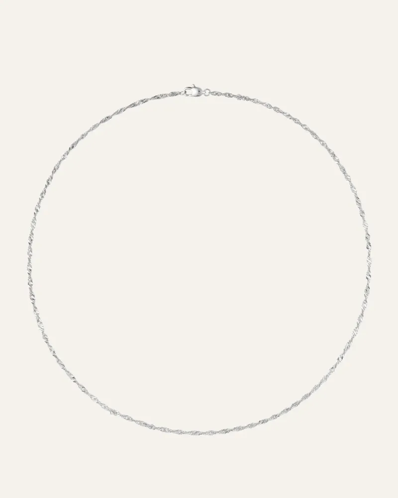 Mockberg Twirl Silver>Halsband New