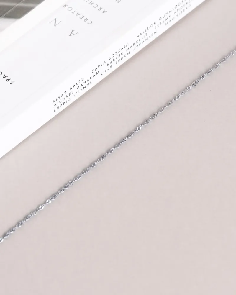 Mockberg Twirl Silver>Halsband New