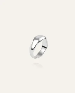 Mockberg Wavy Bolded Ring Silver>Armband Sale