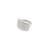 Aspen Crystal Ring Silver 272346024>PILGRIM Clearance