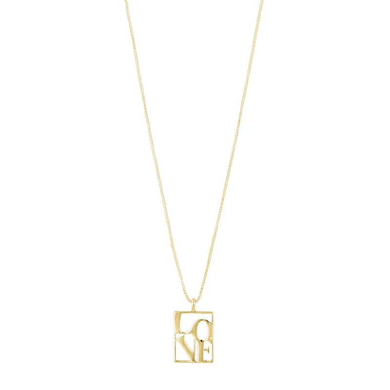 PILGRIM Love Tag Guld 542412041>HALSBAND Clearance