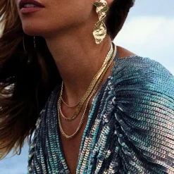 PILGRIM Pam Robe Chain Guld 632112071>HALSBAND