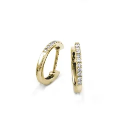 Örhängen i 18K Guld med 0.09ct TW/SI Diamanter – MSF58G> Hot