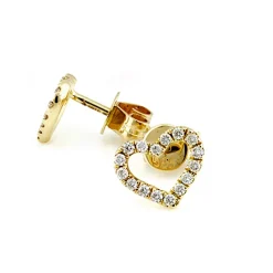 Örhängen i 18K Guld med 0.20ct TW/SI Diamanter – MSF09G> Hot