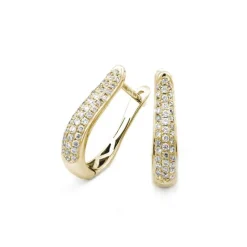 Örhängen i 18K Guld med 0.24ct TW/SI Diamanter – MSF53G> New