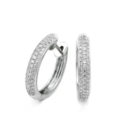 Örhängen i 18K Vitguld med 0.33ct TW/SI Diamanter – MSF54W> Best