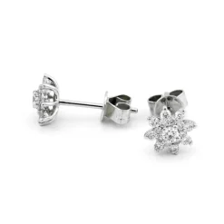 Örhängen i 18K Vitguld med 0.50ct TW/SI Diamanter – MSF07W> Best