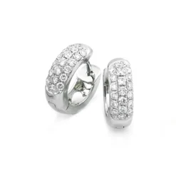 Örhängen i 18K Vitguld med 0.48ct TW/SI Diamanter – MSF55W> Hot