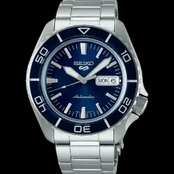 Seiko 5 Sports Automatic 42.5mm Bluetone Redux SRPK97K1>5 Sports Seiko Sale
