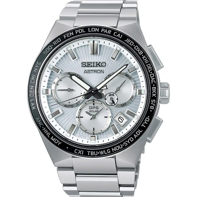Seiko GPS Solar Titan 43mm SSH117J1>Astron Hot