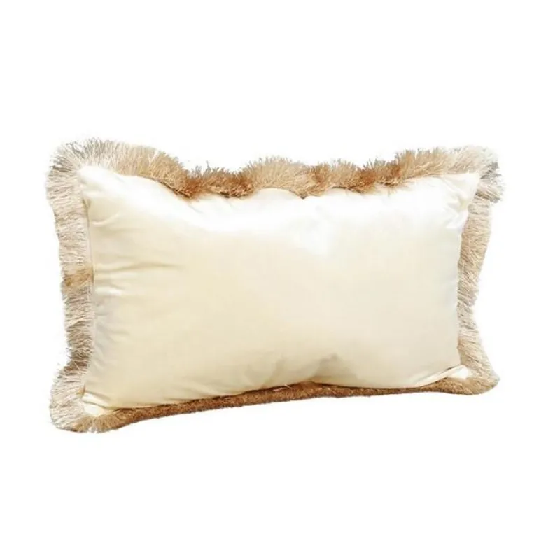 – Kudde med fransar 40 x 60cm O-2108Dgr>Stjernsund New