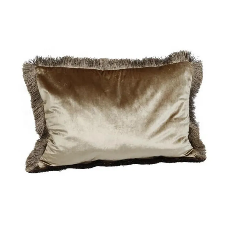 – Kudde med fransar 40 x 60cm O-2108Gu>Stjernsund Online