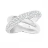 Crystaldust Cross Ring 5367596>Swarovski New