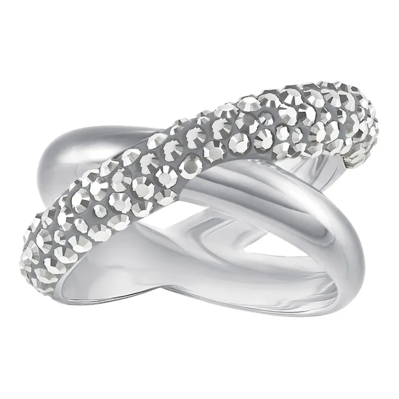 Crystaldust Cross Grå Ring 5348408>Swarovski Sale