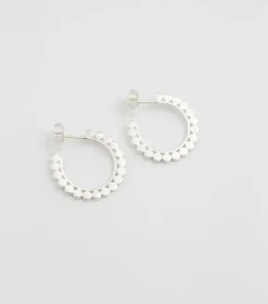 Syster P Beaches Small Flat Dots Silver>Örhängen Discount
