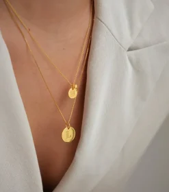 Syster P Beloved Big Bokstav Hänge Guld><noscript><img width=