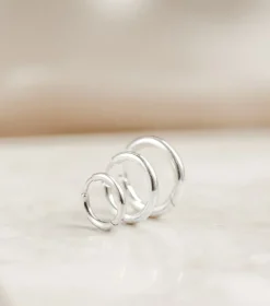 Syster P Beloved Fat Big Hoops Silver><noscript><img width=