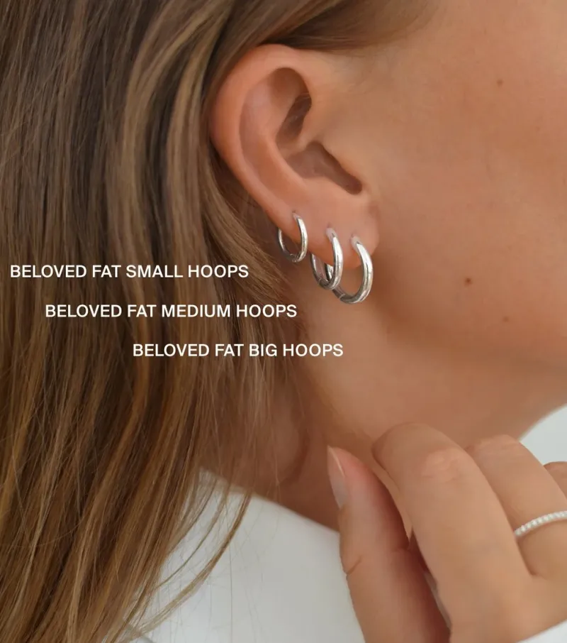 Syster P Beloved Fat Big Hoops Guld>Örhängen Online