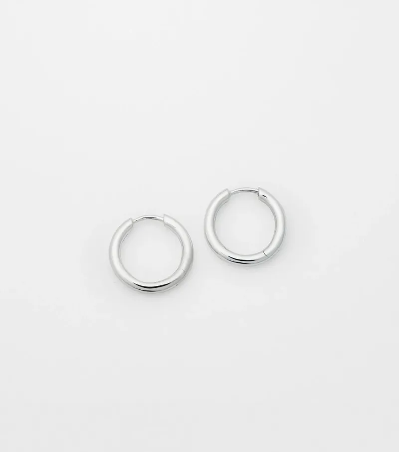 Syster P Beloved Fat Medium Hoops Silver>Örhängen Outlet