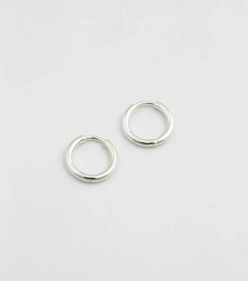 Syster P Beloved Fat Small Hoops Silver>Örhängen Sale