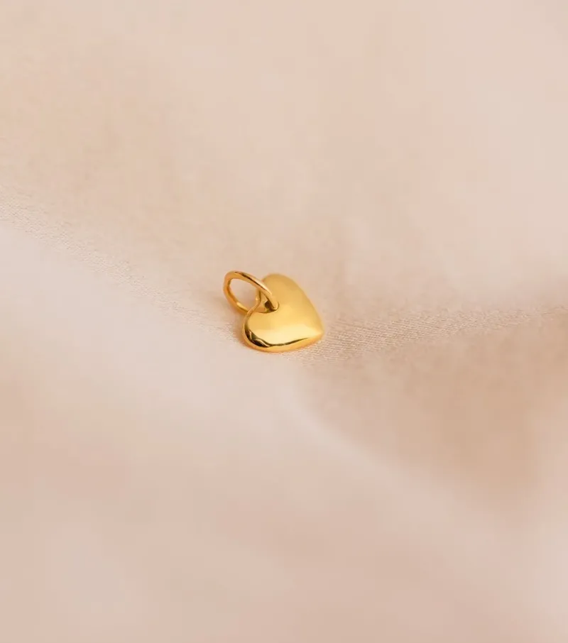 Syster P Beloved Guld Hjärta Hänge>Berlocker New