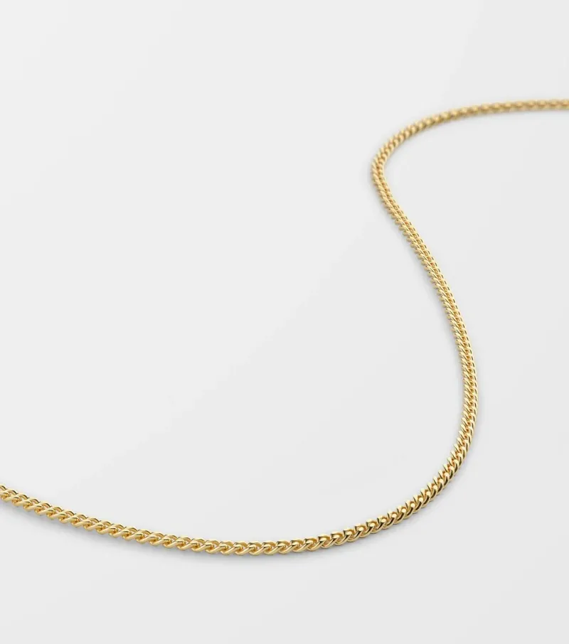 Syster P Beloved Kort Curb Kedja Guld>Halsband Discount