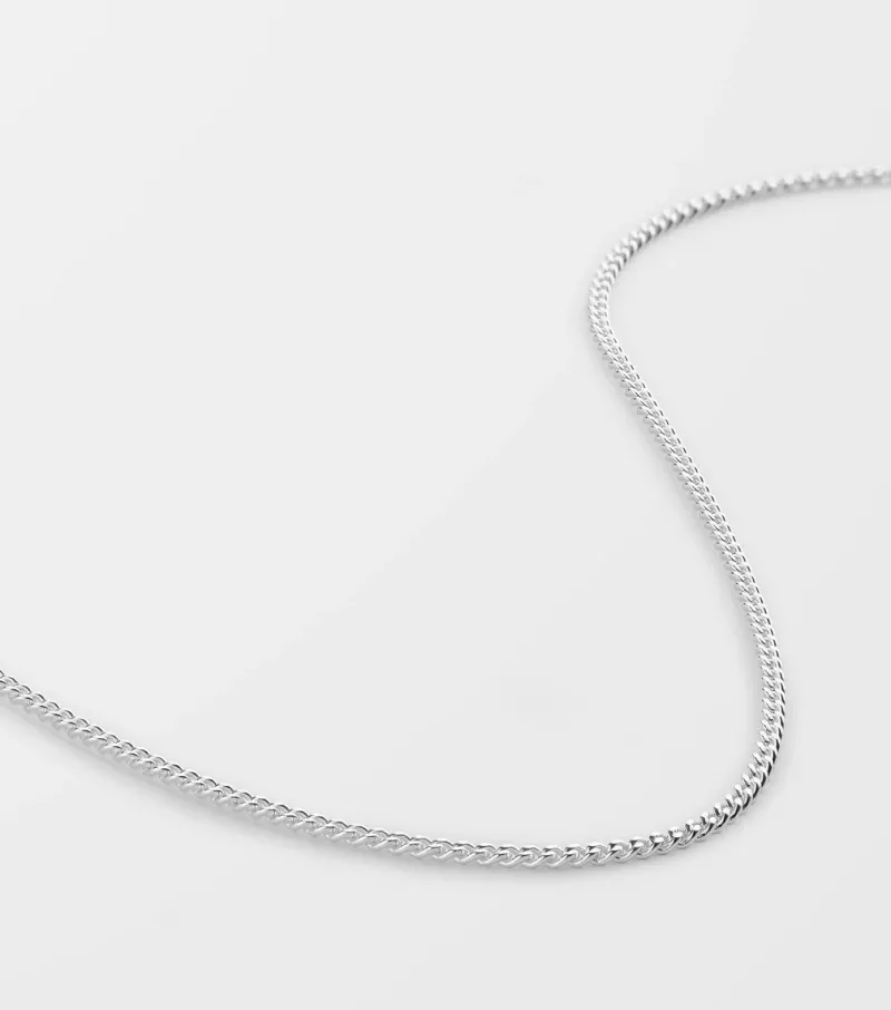 Syster P Beloved Kort Curb Kedja Silver>Halsband Discount