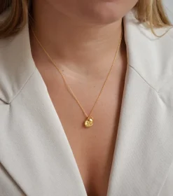 Syster P Beloved Kort Oval Kedja Guld>Halsband Sale