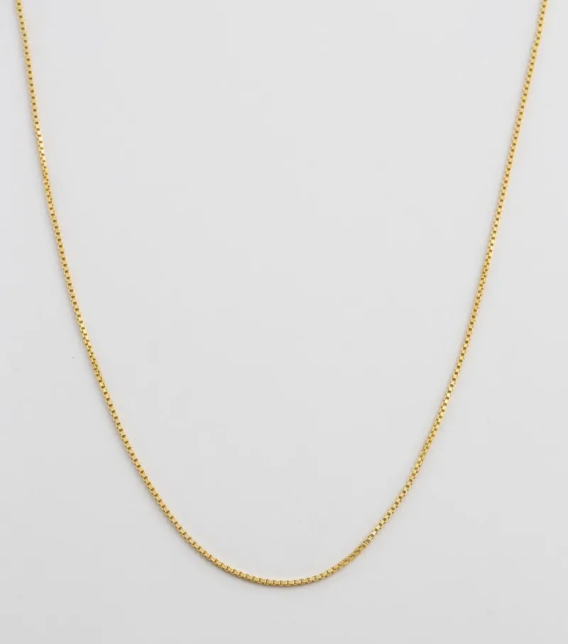 Syster P Beloved Lång Box Kedja Guld>Halsband Clearance