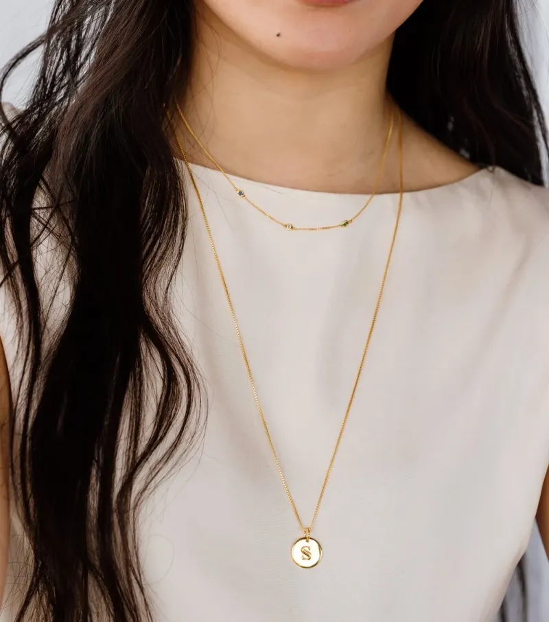 Syster P Beloved Lång Box Kedja Guld>Halsband Clearance
