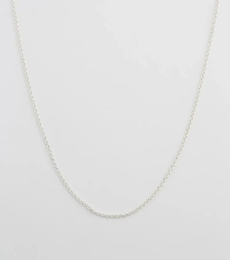 Syster P Beloved Lång Rolo Kedja Silver>Halsband Hot