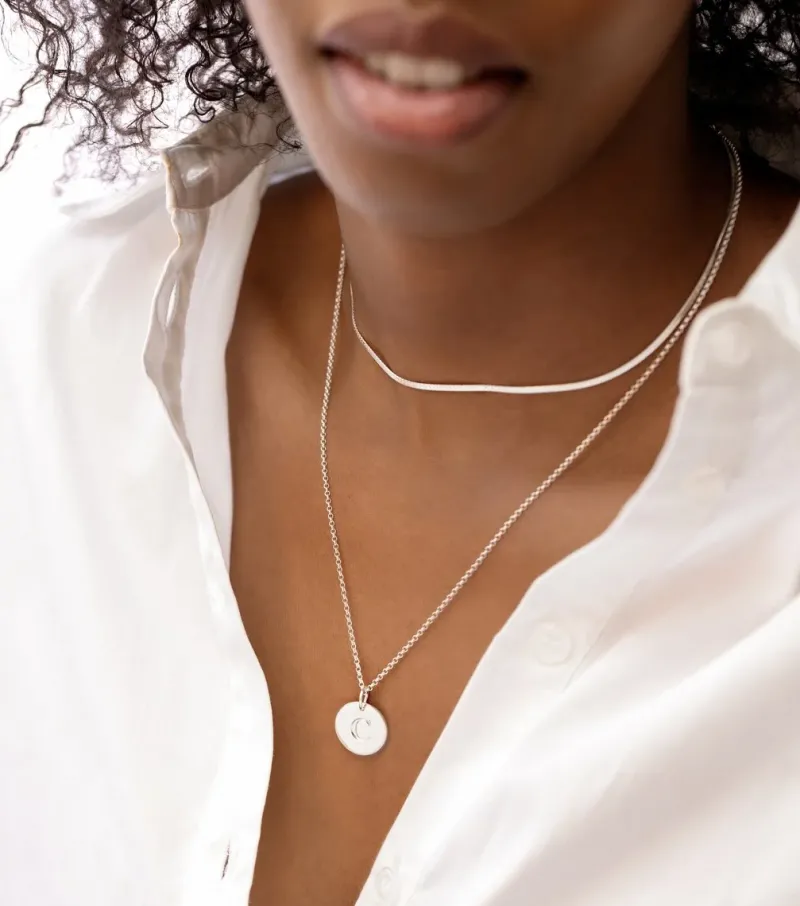 Syster P Beloved Lång Rolo Kedja Silver>Halsband Hot