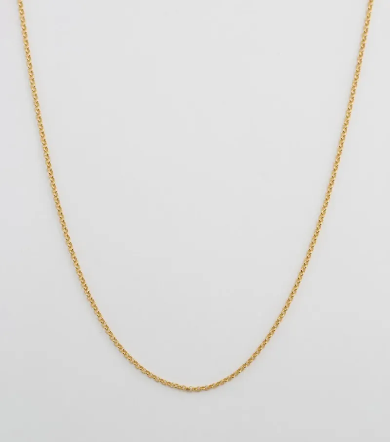 Syster P Beloved Lång Rolo Kedja Guld>Halsband Hot