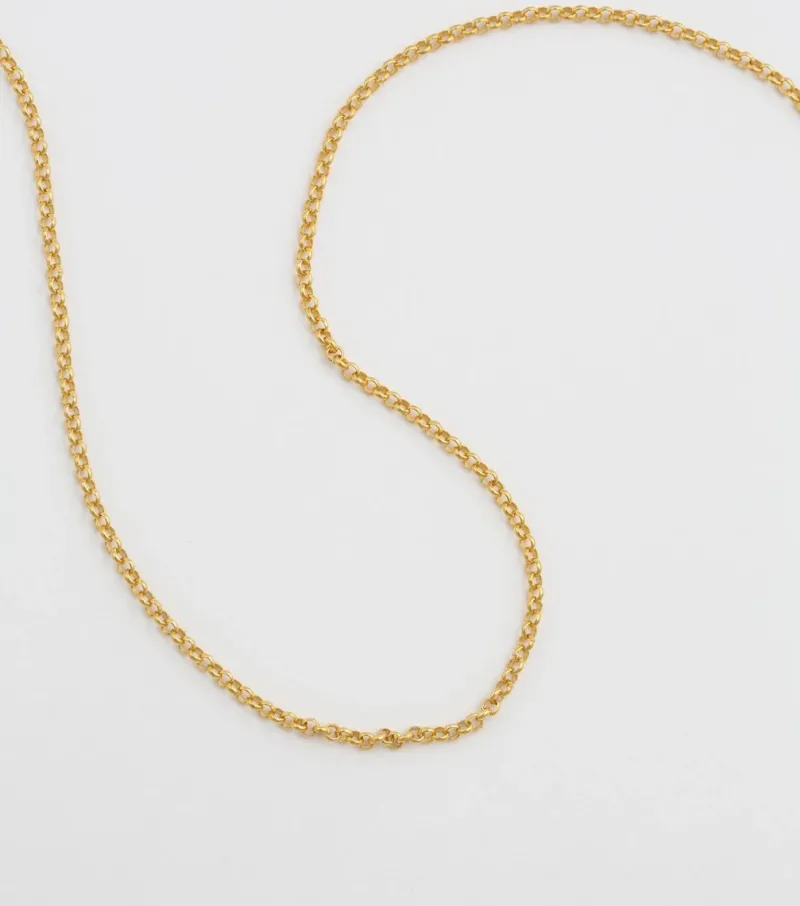 Syster P Beloved Lång Rolo Kedja Guld>Halsband Hot