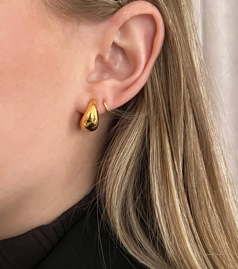 Syster P Beloved Mini Hoops Guld>Örhängen Outlet