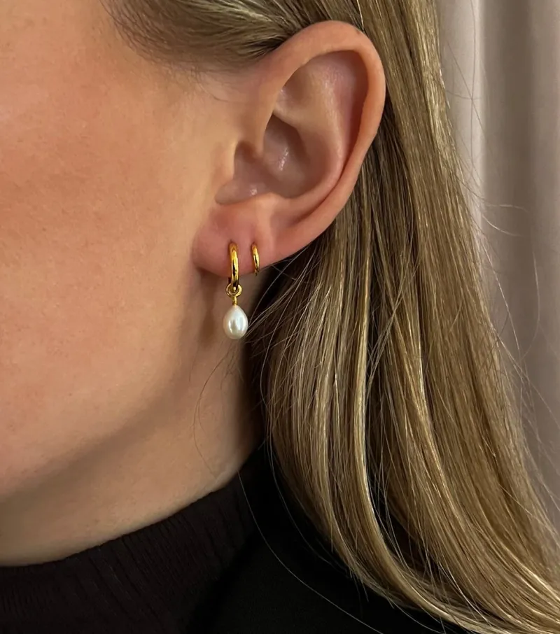 Syster P Beloved Mini Hoops Guld>Örhängen Outlet