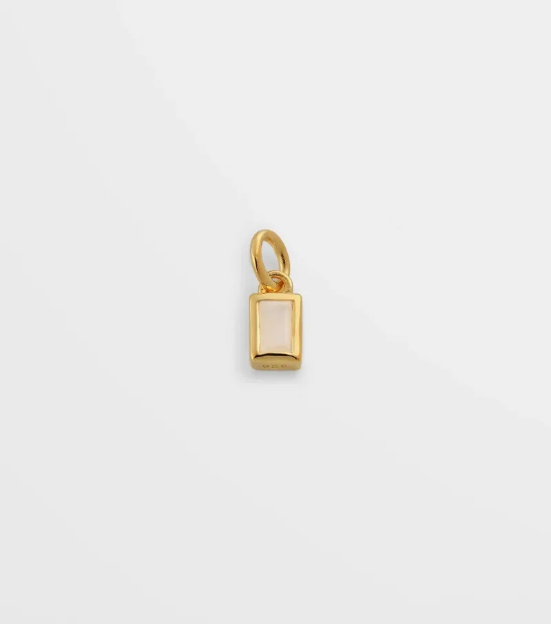 Syster P Beloved Squared Hänge Moonstone Guld>Berlocker Sale