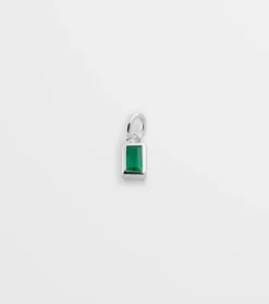 Syster P Beloved Squared Hänge Green Onyx Silver>Berlocker Online
