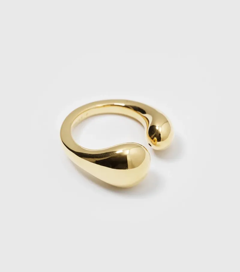 Syster P Bolded Drops Ring Guld>Ringar Clearance