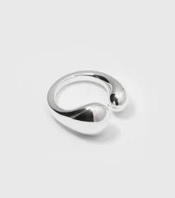Syster P Bolded Drops Ring Silver><noscript><img width=