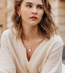Syster P Bolded Little Sis Hoops Silver><noscript><img width=